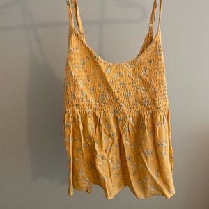New with tags PacSun yellow floral tank
